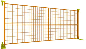 Hot Dipped  Welded Wire Temporary Fence  For Construction